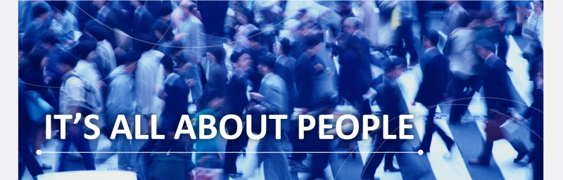 IT'S ALL ABOUT PEOPLE